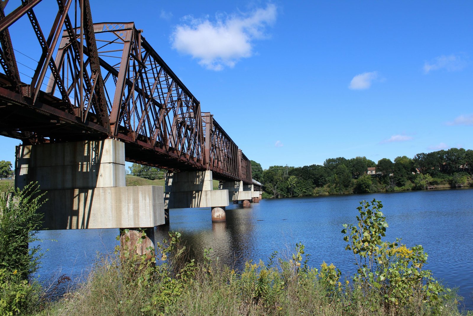 Looking north